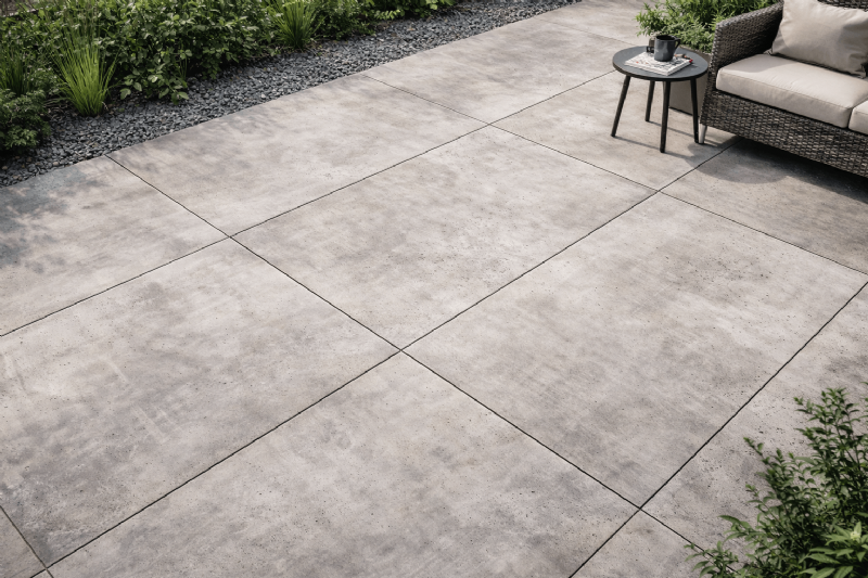 一片到位的設計感！清水模大板磚的風格與優勢